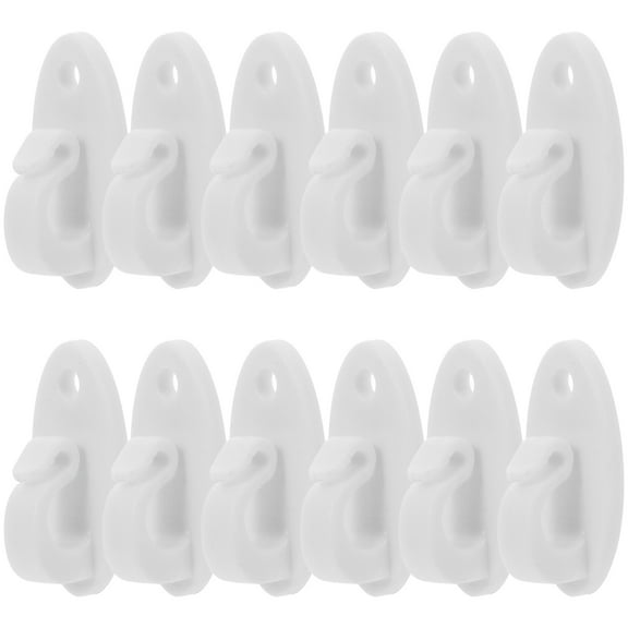Masteelf 12pcs Lighting Hook Plastic Holiday Light Hooks Hook For Hanging Plastic Light Clips Plastic Hooks For Hanging Light Hanging Accessories