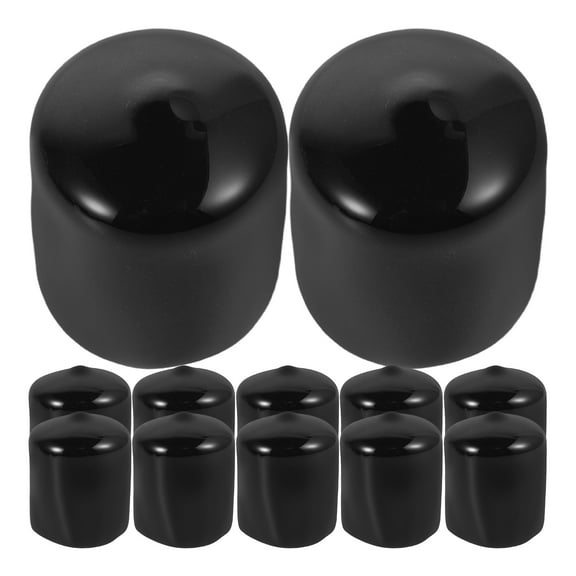 Masteelf 12pcs Plastic Tips Screw Thread Caps Screw Caps Plastic Thread Protector Screw Covers Caps Plastic End Caps For Screws And Bolts