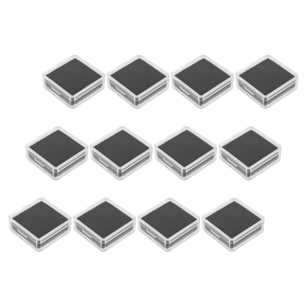 Masteelf 12pcs Transparent Bare Stone Box For Display Small Acrylic ...