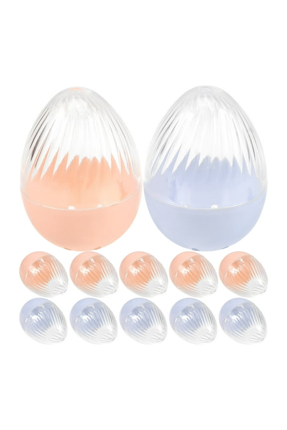 12pcs Transparent Plastic Watch Box Single Watch Display Case Portable Watch Storage Organizer Egg Shape Clear Watch Holder Small Watch Container