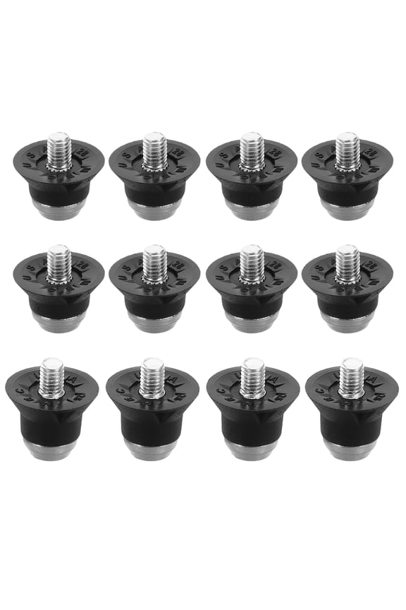 12pcs Wear-Resistant And Non-Slip Metal Football Boots Studs Replacement For Men'S Sports Shoes For Rugby And Soccer Providing Excellent Grip And Durability