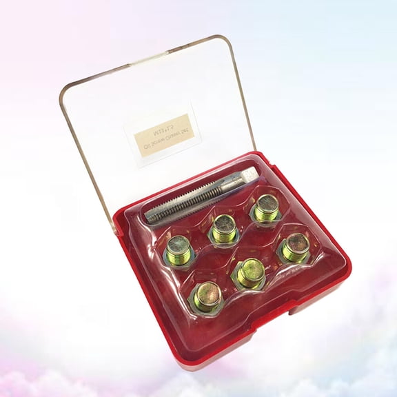 OFFIGAM 13Pcs Garage Tool for Repairing Car Oil Pan and Sump Drain Plug Threads