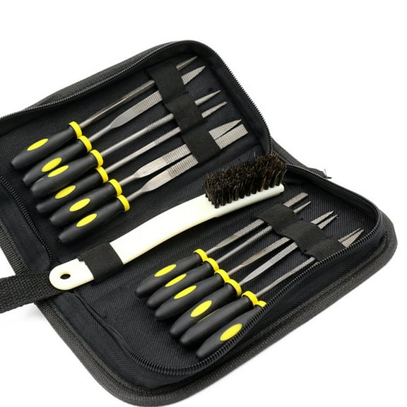 Masteelf 15 PCS/Set Woodworking File Set Hardwood Carving Tools Woodworking Process Tools