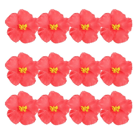 Masteelf 15 Pcs Hawaiian Faux Hibiscus Flowers Vibrant Artificial Flowers Beautiful Hawaiian Floral Arrangements For Weddings And Celebrations Reusable Hibiscus