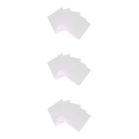 Masteelf 15 pcs 3D Blank Stencil Template Stencil Sheets PVC Material Transparent Stencils for Machines