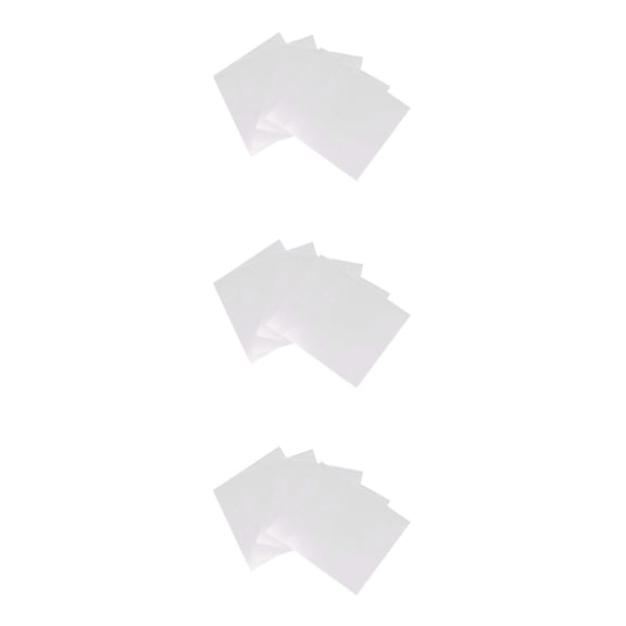 Masteelf 15 pcs 3D Blank Stencil Template Stencil Sheets PVC Material Transparent Stencils for Machines