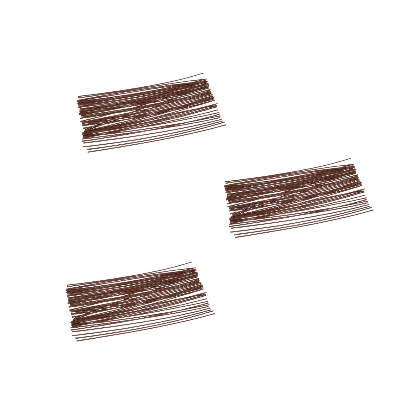 Masteelf 150 PCS  Iron Floral Stems for DIY Crafts Bendable Wire Stems for Flower Arrangements Artificial Flower Stems Home Decor Projects
