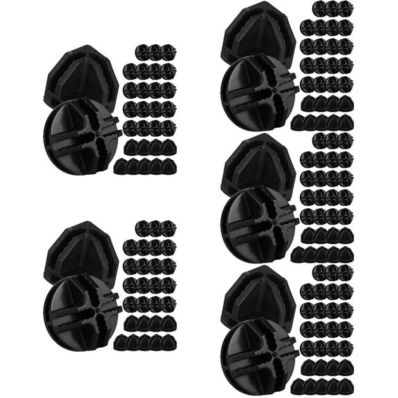 Masteelf 150 Pcs Wire Cube Plastic Connectors Interlocking Connectors Wire Grid Storage Clasps Buckles Clips for Cube Storage Shelving Cabinet Closet