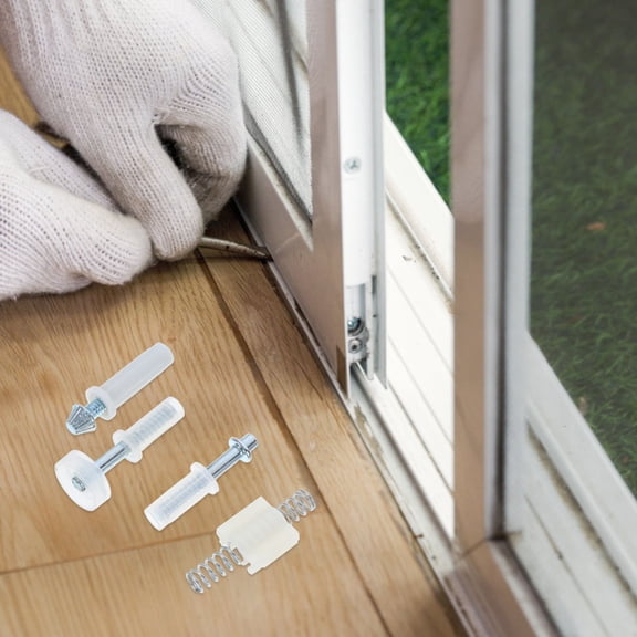 Masteelf 16 Pcs Bifold Door Roller Replacement Barn Guides for Bottom