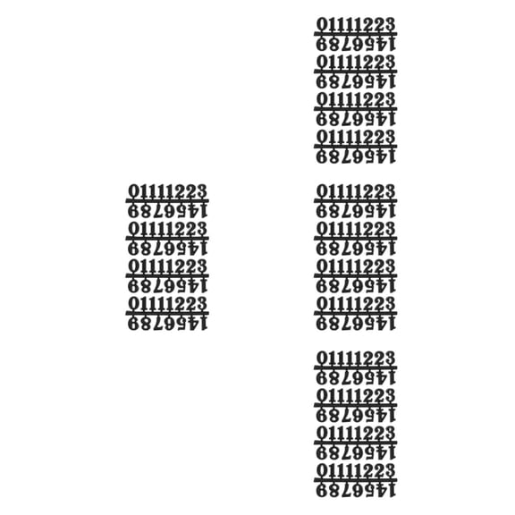 Masteelf 16 Sets Wall Clocks Numerals Number DIY Digital Clock Numbers Hands Replacement Parts Clock Accessories Clock Parts