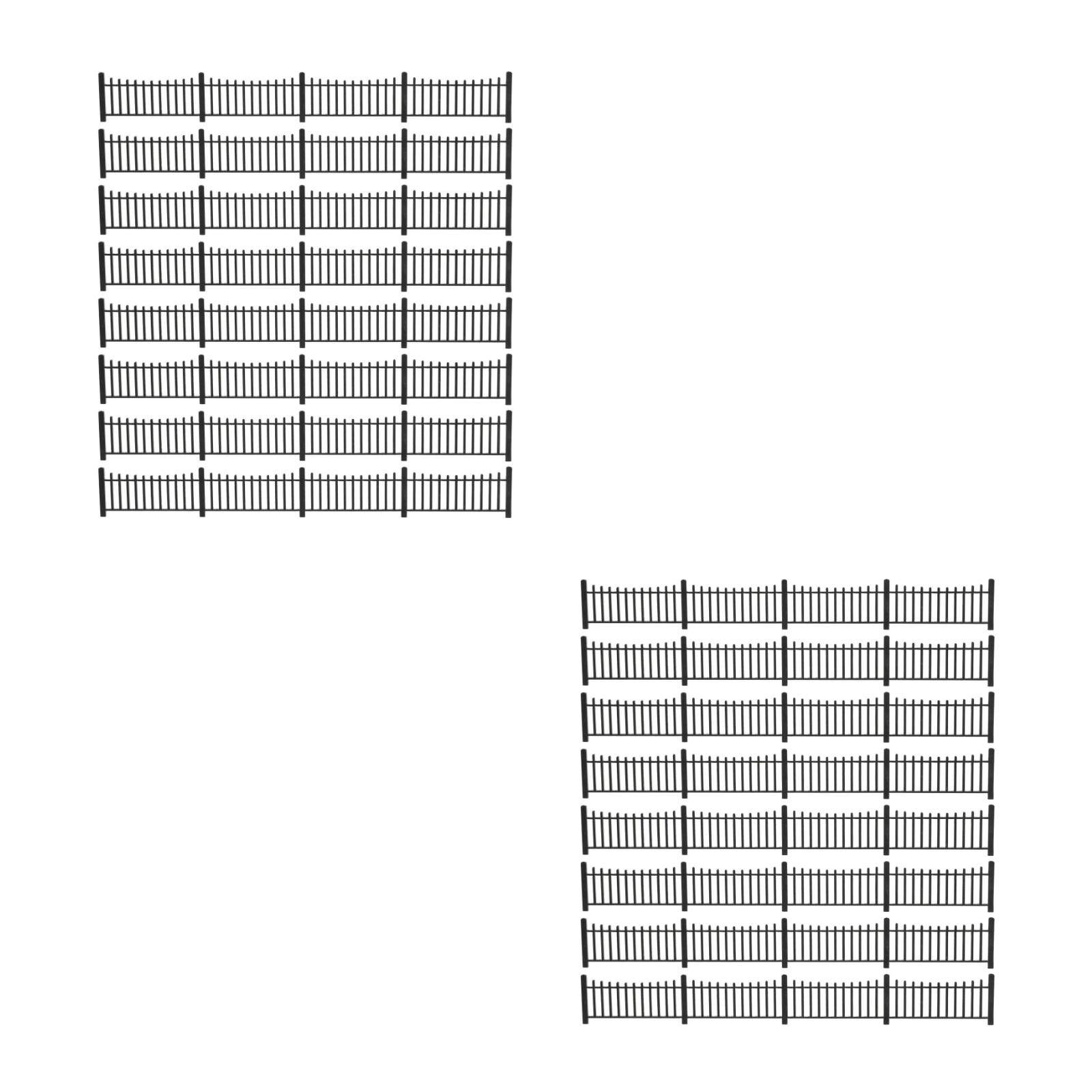 Masteelf 16 pcs Miniature Garden Fence Fairy Garden Picket Fence Small ...