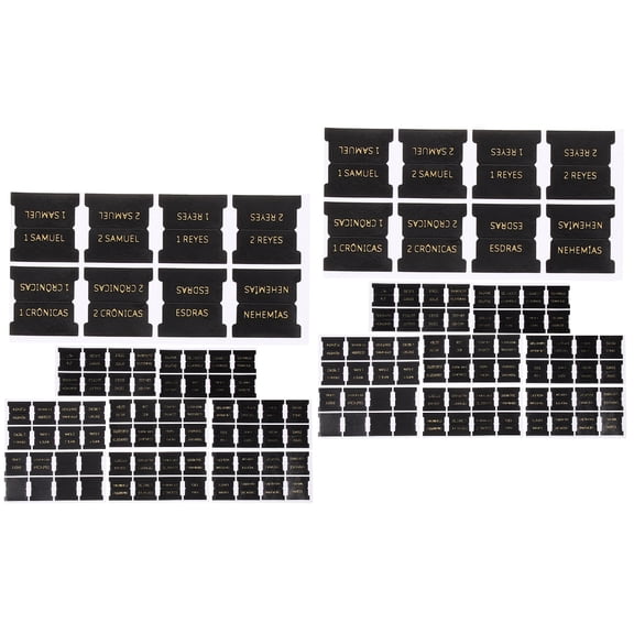 Masteelf 160 pcs  Bible Index Tabs Leather Bible Tabs Blank Bible Study Tabs Bible Books Tabs for Men