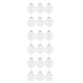 thumbnail image 1 of Masteelf 18 pcs Clear Fillable Balls Ornament 8cm Diy Plastic Christmas Ornaments Balls Hanging Flat Sphere Bulbs Pendant Xmas Baubles For Halloween Christmas Party Transparent, 1 of 8
