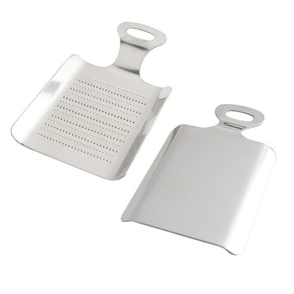 Masteelf 1PC Stainless Steel Grater with Handle Thickened Shredder for Garlic Ginger Lemon
