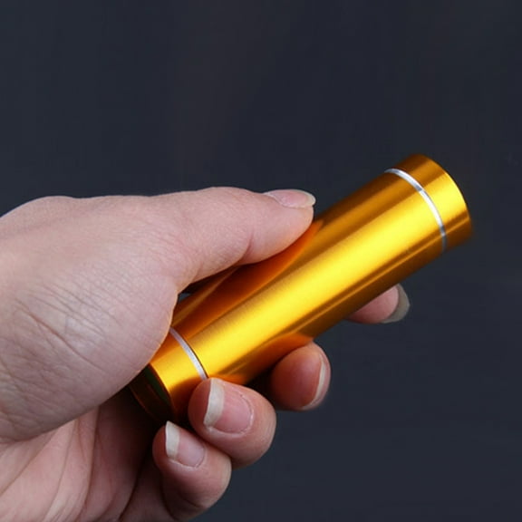 Masteelf 1Pack Camp Flashlight with Led and Tail Push Button 2.4x2.4x8.5in