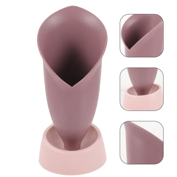 Masteelf 1Pack Purple Flower Shape Forks Storage Basket with Drainage 20.6x9.8x9.8in