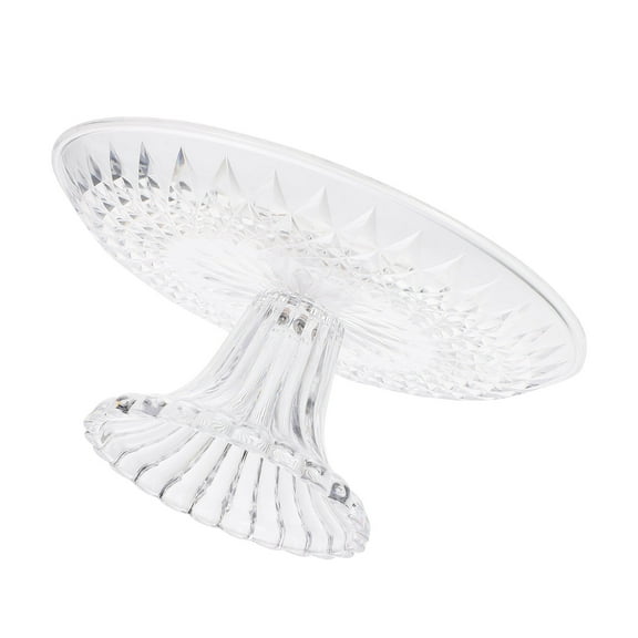 Masteelf 1Pc 20cm Transparent Acrylic Fruit Plate Home Hotel KTV Party Wedding Fruit Tray