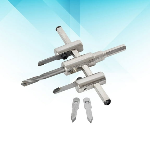 Masteelf 1Pc Airplane Design Wood Drill Bit Set Centering Hole Cutter Woodworking Tools Set Woodworking Drill Bits Sets