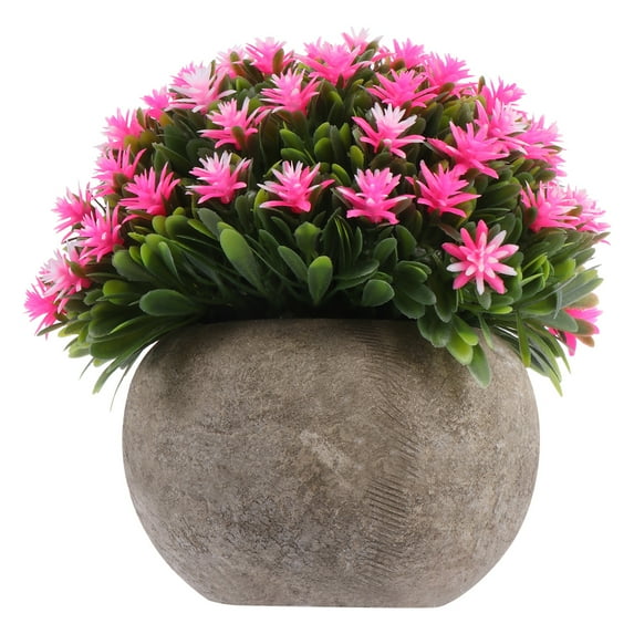 Masteelf Artificial Bonsai Gypsophila Potted Plant, Realistic Faux Simulation Decorative Plant for Home and Office