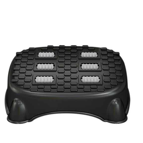 Masteelf 1Pc Practical Office Foot Stool Step Foot Stool Creative Foot Stool (Black)