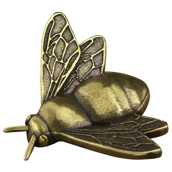 Masteelf 1Pcs Figurine Shape Brass Bee Decoration Indoor Use