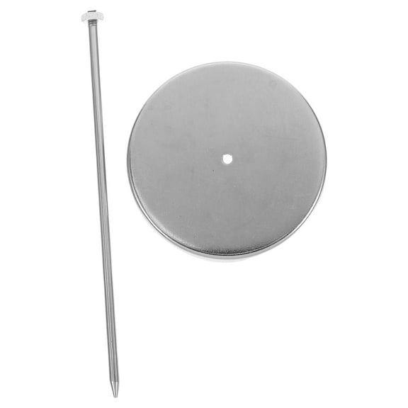 Masteelf 1Pcs Silver Plastic Receipt Stabber for Business Owners Versatile Application Sleek Metal Design