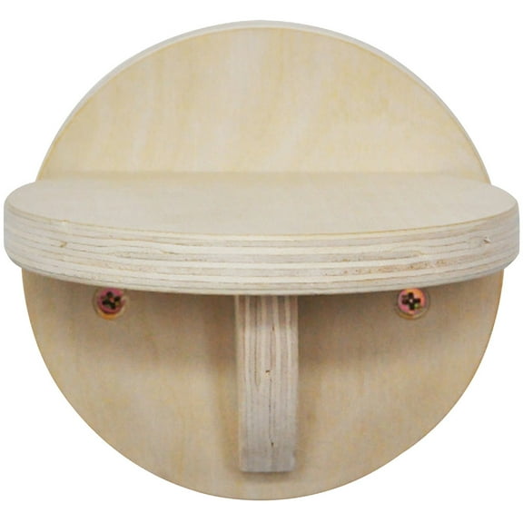 CTIRCHIU Pet Wall Cat Climbing Frame Cat Climbing Board Khaki Circle 1Pack 5.1X5.1X4.7In