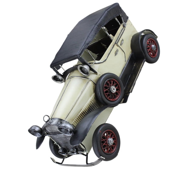 Masteelf 1Set White Iron Truck Model 11.4*5.1*5.1In Retro Style for Adults Collectors Vintage Truck Decor Farmhouse