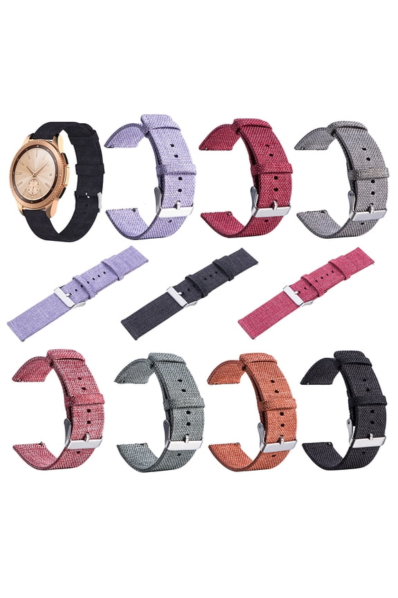 CTIRCHIU Nylon Canvas Watch Band Replacement Strap For Men Women 42mm Any Occasion 1Pcs