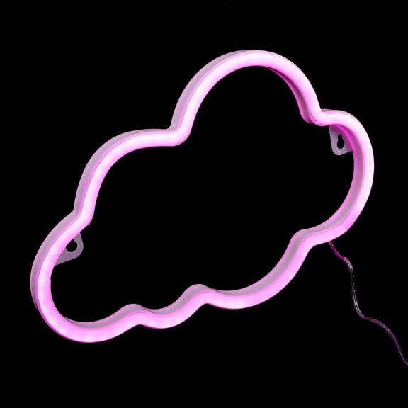 Masteelf LED Cloud Neon Wall Light, 1 Piece Hanging Decorative Lamp for Home Ambiance and Wall Decoration