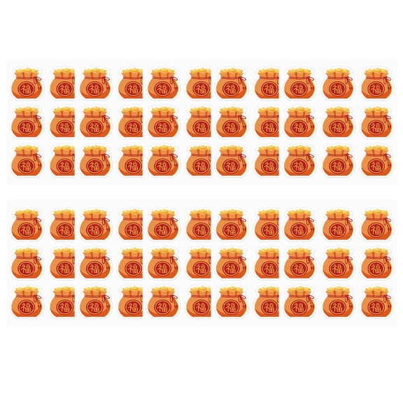 Masteelf 2-Pack Logo Sealing Stickers with Strong Adhesive, Secure Bag Seals for Packaging and Shipping