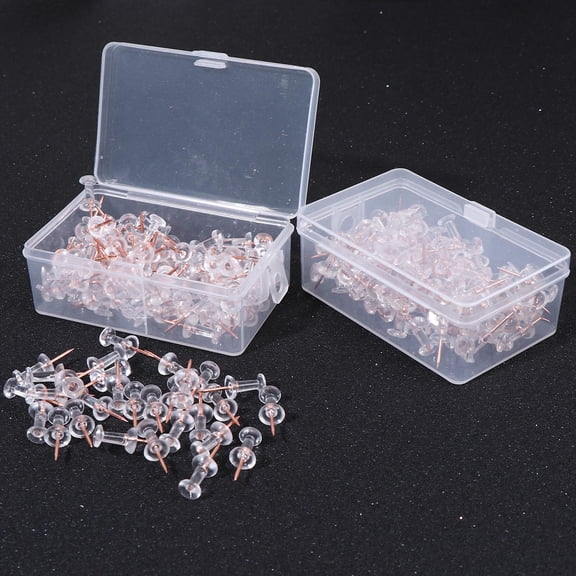 Masteelf  2 Boxes/200pcs Office Pushpins Map Bulletin Board Thumb Tack