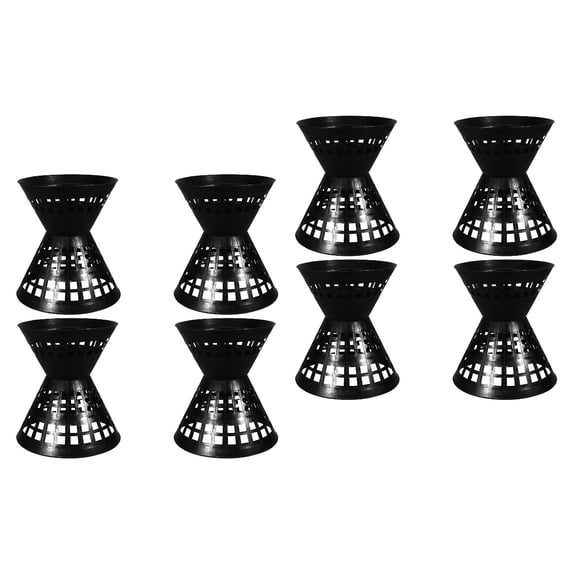 Masteelf 2 Count Flower Packaging Liner Wedding Bouquet Plant Stand Indoor Bride Black