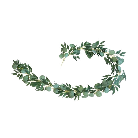 Masteelf 2 M Artificial Plants Greenery Garland Simulated Eucalyptus Rattan