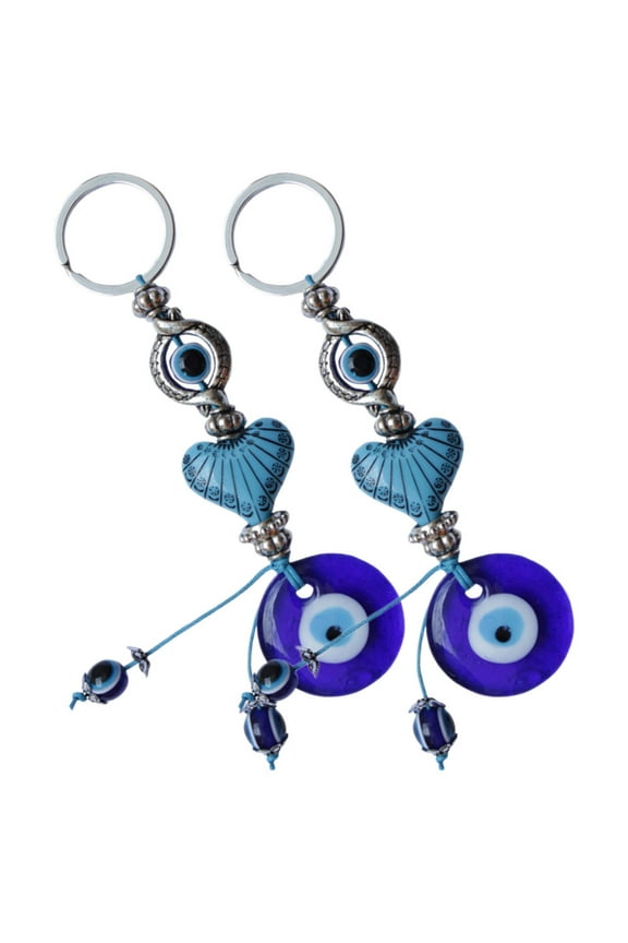 2 PCS Anti-reverse Door Plug Key Chain Man 14.00X4.00X1.00CM