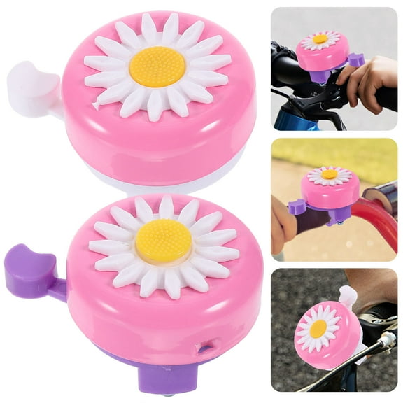 Masteelf 2 PCS Bike Bell Adult Bicycle Bell Folding Bike Accessory Child 7X5.5X2.22CM Red