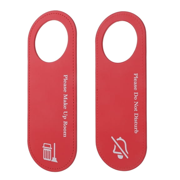 Masteelf  2 PCS No Soliciting Hanging Sign Do Not Disturb Office