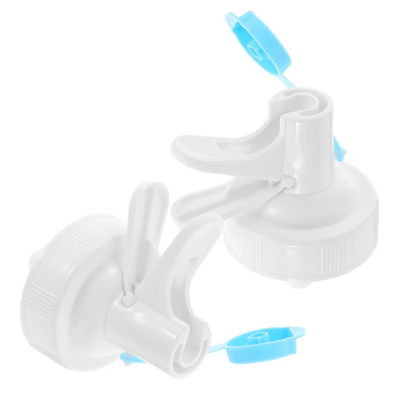 Masteelf 2 PCS Tap Spout for Milk Jug Spigot Beverage Dispenser Office White