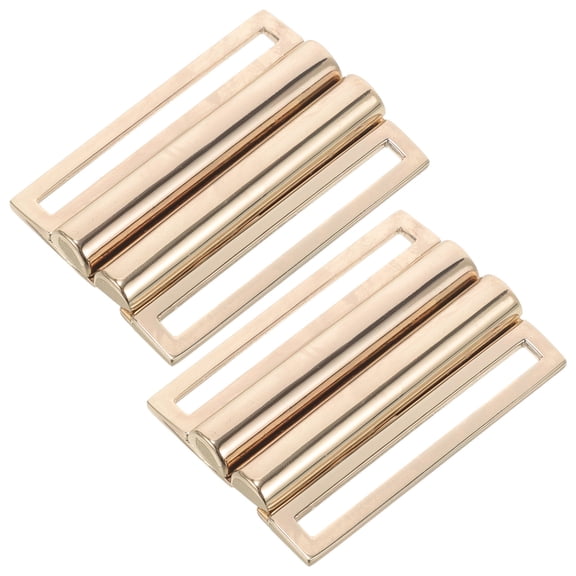 Masteelf 2 Pairs Enamel Belt Buckle Toggle for Wind Coat Alloy