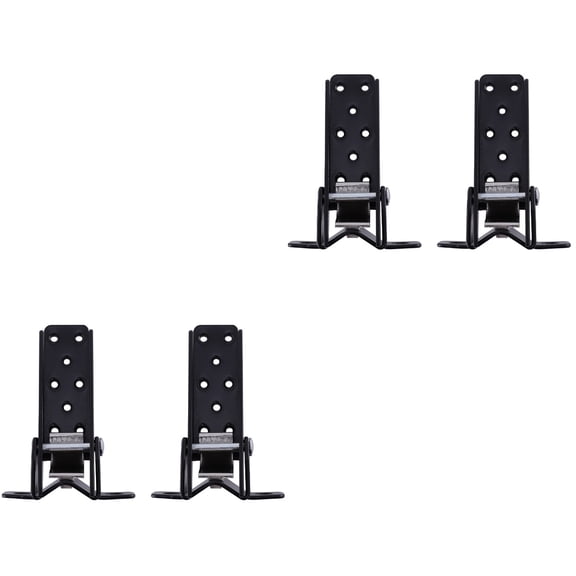 Masteelf 2 Pairs  Motorcycle Folding Pedal Footrest Footpeg Clamp-on Foldable Foot Peg