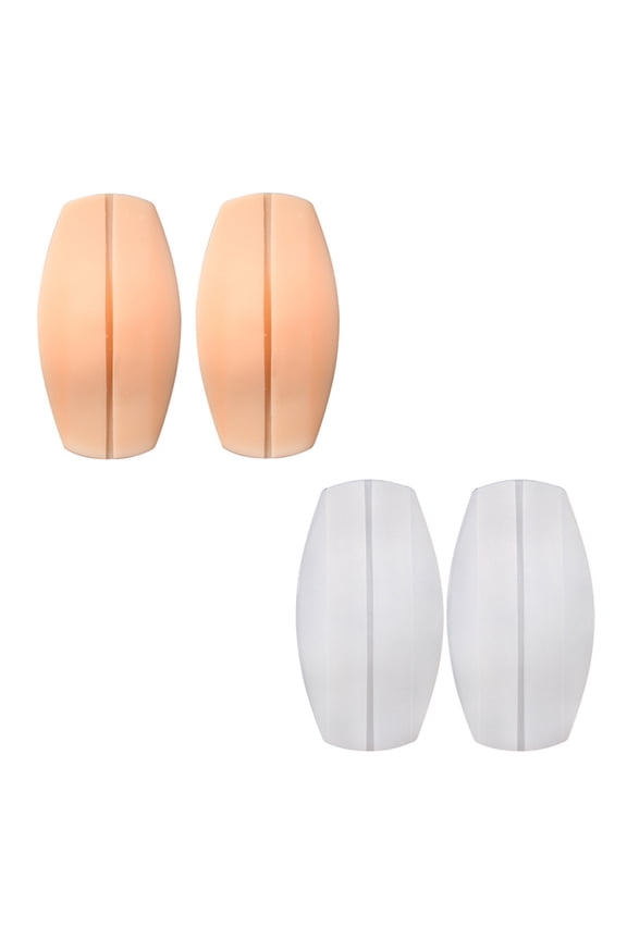 2 Pairs Shoulder Girdle Pads Bra Strap Cushion Silicone Decompression Pad Anti-Slip Shoulder Pads