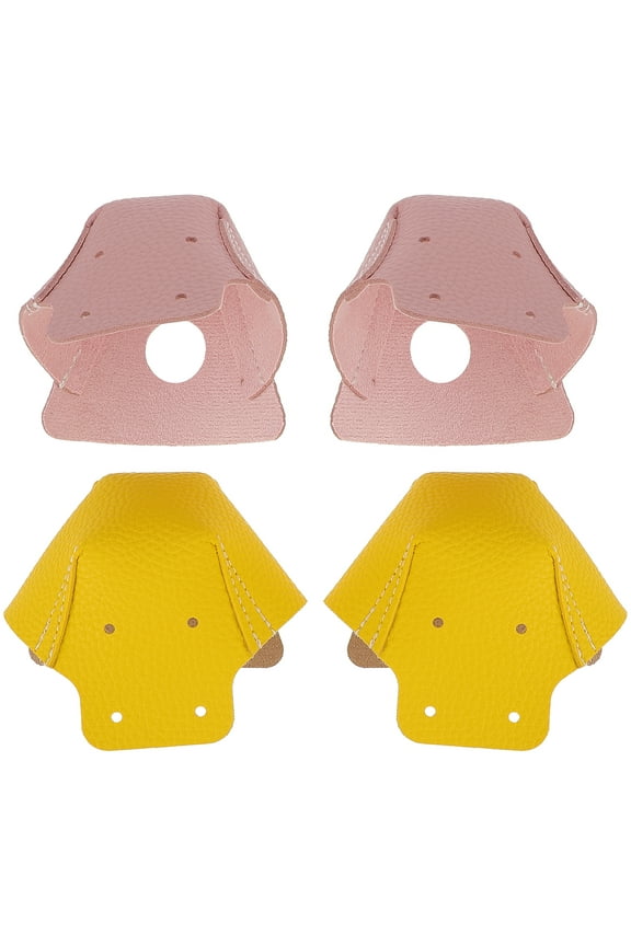 2 Pairs Steel Toe Shoes Men Skate Boots Roller Front Covers