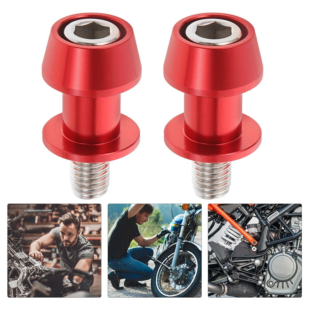 Masteelf 2 Pairs Swing Arm Spools Sliders Stand Motorcycle Screws Man