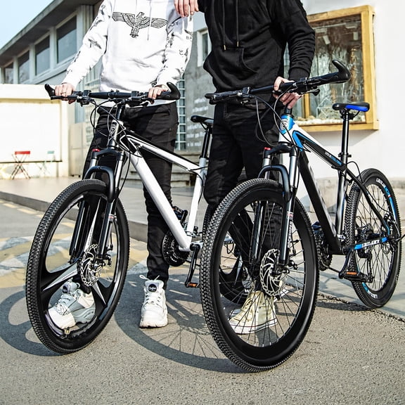 Masteelf 2 Pairs Universal Pedals Anti-slip Plastic Mountain Bike Pedals Accessories (Black)