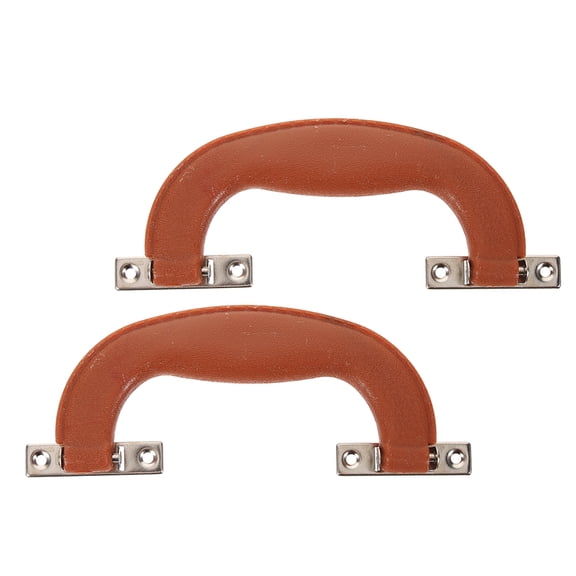Masteelf 2 Pcs Adjustable Handle Packing Box Handle Travel 15.00X5.50X1.50CM Brown
