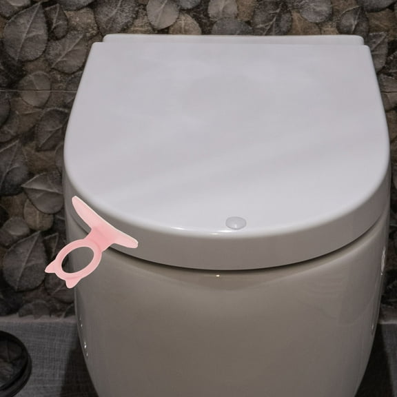 Masteelf  2 Pcs Adorable Toilet Seat Lifters Riser Seats Travel Office