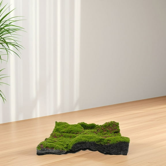 Masteelf 2 Pcs Artificial Grass Carpet Rug Moss Simulated Lawn