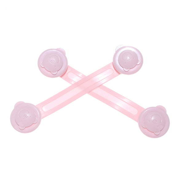 Masteelf 2-Pack Baby Safety Door Locks, Childproof Cabinet Latches for Infant and Toddler Safety