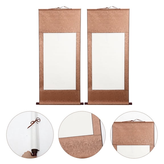 Masteelf 2-Pack Blank Painting Scroll Paper for Kids Art Projects and Home Decor, Drawing Sheets