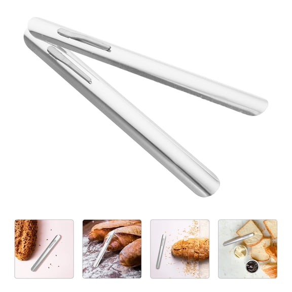 Masteelf 2 Pcs Bread Scraper Sweeper Dining Table Silver
